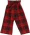 Pantalone Monnalisa a fantasia tartan con cinta (38899472)