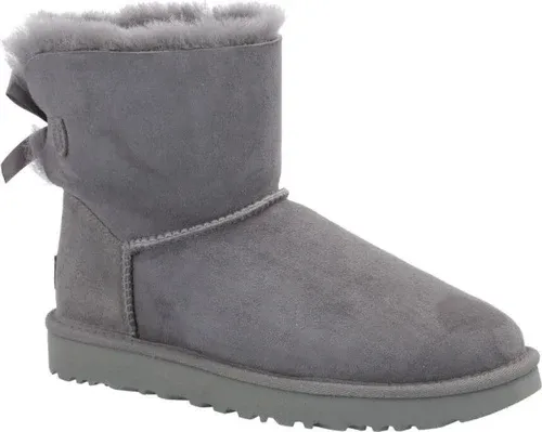 UGG di pelle stivali da neve mini bailey bow ii (101310313)