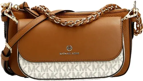 Michael Kors di pelle borsa messenger + marsupio jet set charm (101315026)