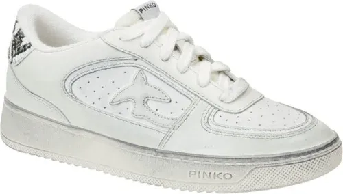 Pinko di pelle scarpe sportive liquirizia (105806752)