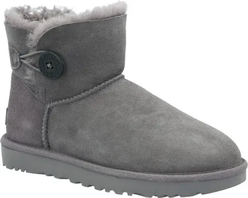 UGG di pelle stivali da neve mini bailey button ii (101310312)