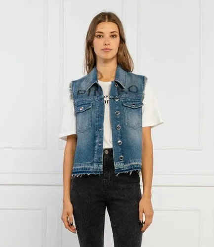 Pinko gilet tulsa | regular fit | denim (101324456)