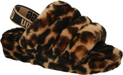 UGG di lana calzature per la casa w fluff yeah slide panther print (105807084) UGG di lana calzature per la casa w fluff yeah slide panther print (105807084)