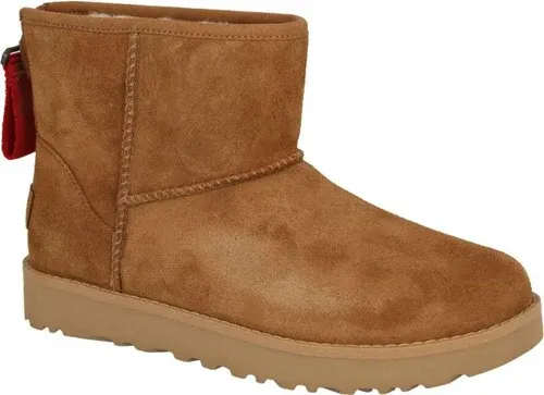 UGG di pelle stivali da neve w classic mini logo zip (101324991) UGG di pelle stivali da neve w classic mini logo zip (101324991)