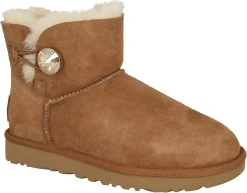 UGG di pelle stivali da neve mini bailey button bling (101324996) UGG di pelle stivali da neve mini bailey button bling (101324996)