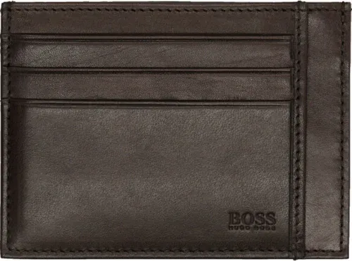 BOSS di pelle porta carte trucker c_s card n (101322497)