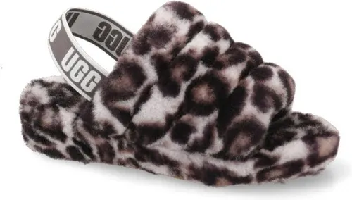 UGG di lana calzature per la casa w fluff yeah slide panther print (101324990)