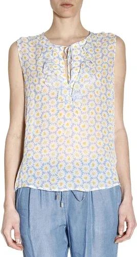 Love Moschino Top con stampa di margherite e rouche (38894165) Love Moschino Top con stampa di margherite e rouche (38894165)