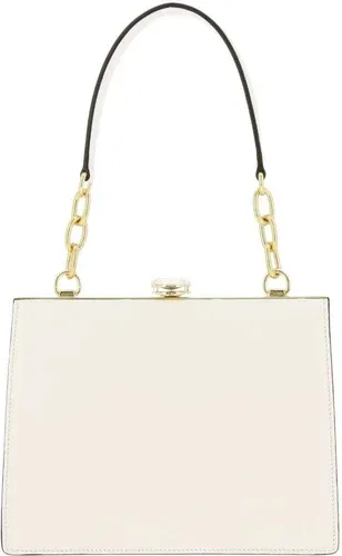 Borsa Miu Miu rigida in pelle con maxi strass gioiello (38894561)