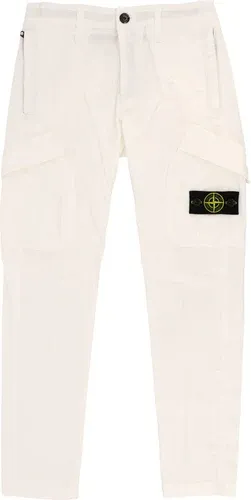 Pantalone Stone Island Junior Kargo in tela di cotone stretch (38900751)