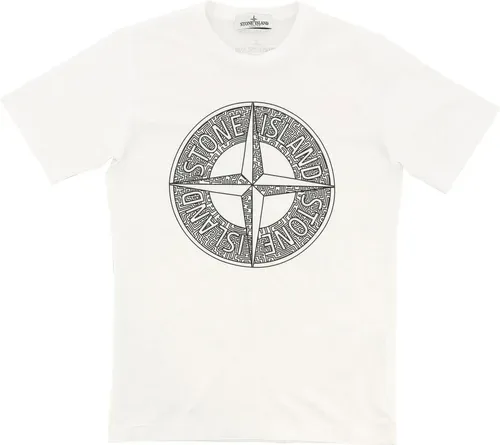 T-shirt Stone Island Junior a maniche corte con logo (38900818) T-shirt Stone Island Junior a maniche corte con logo (38900818)