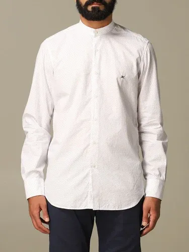 Camicia XC in lino con collo alla coreana (38912077)