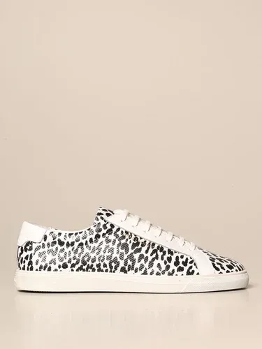 Sneakers Saint Laurent in pelle traforata animalier (41407943)