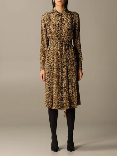 Abito lungo Saint Laurent a fantasia animalier (42593523)