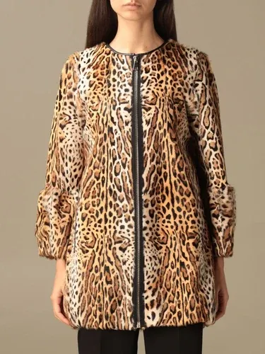 Cappotto Byte in pelliccia animalier (45515543)
