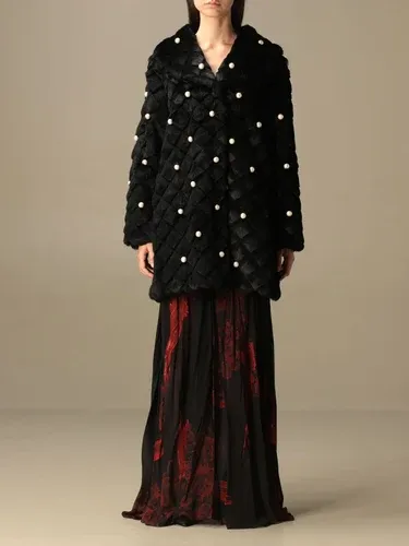 Pelliccia di coniglio Boutique Moschino con perle (45520926)