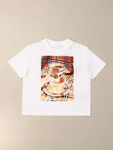 T-shirt Burberry in cotone con stampa (46205688)