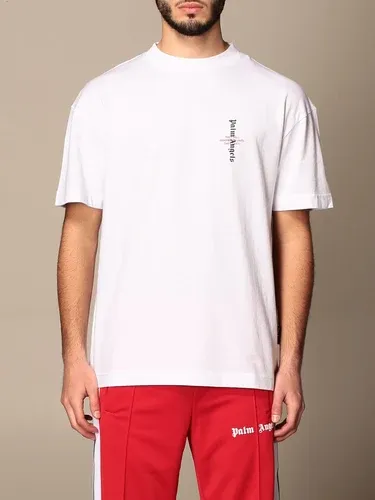 T-shirt Palm Angels in cotone con logo (46236792)