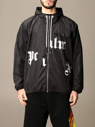 Giacca di nylon Palm Angels con stampa logo (46236788)