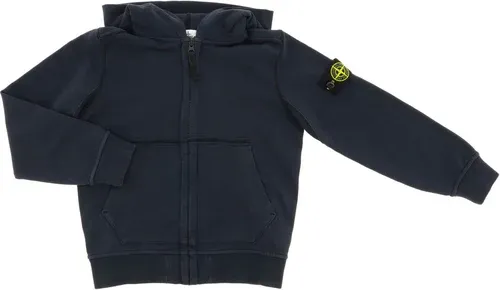 Felpa Stone Island Junior in cotone con cappuccio (46768075)