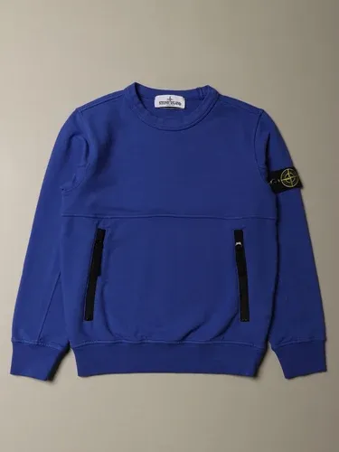 Felpa Stone Island Junior a girocollo in cotone bistretch (46842561) Felpa Stone Island Junior a girocollo in cotone bistretch (46842561)