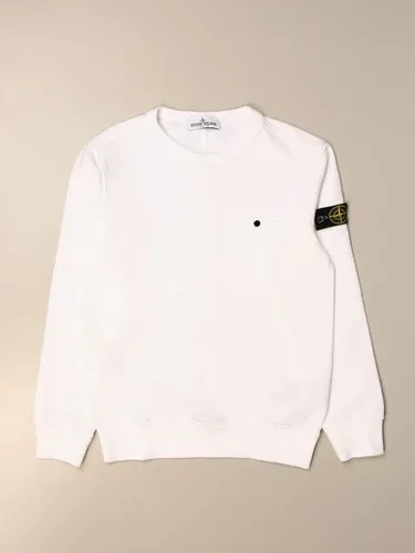 Maglia a girocollo Stone Island Junior con taschino (46901764)