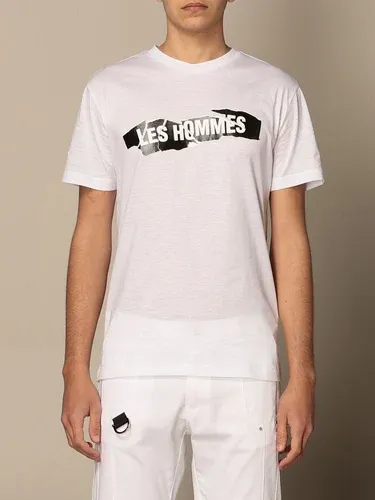 T-shirt Les Hommes in cotone stretch con logo (48421024)