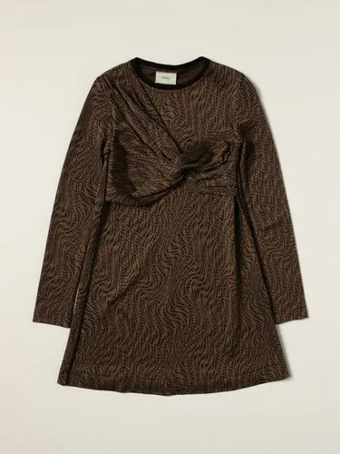 Abito Fendi in viscosa con monogramma all over (50272909) Abito Fendi in viscosa con monogramma all over (50272909)