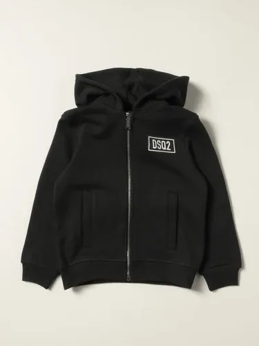 Felpa con zip Dsquared2 Junior in cotone (50344957)