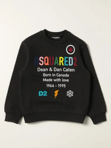 Felpa Dsquared2 Junior in cotone con logo multicolor (50344964)