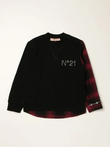 Felpa N° 21 in cotone con logo (50458436)