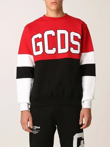 Felpa Gcds in cotone con big logo (50470809)