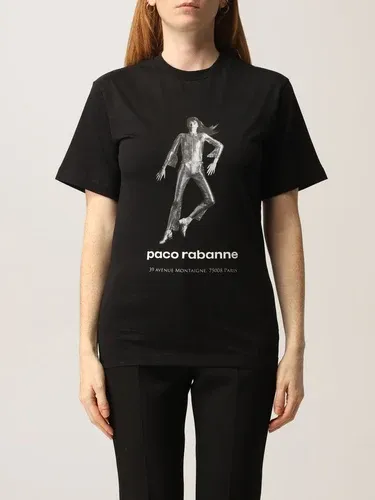 T-shirt Paco Rabanne in cotone con stampa (50813585)