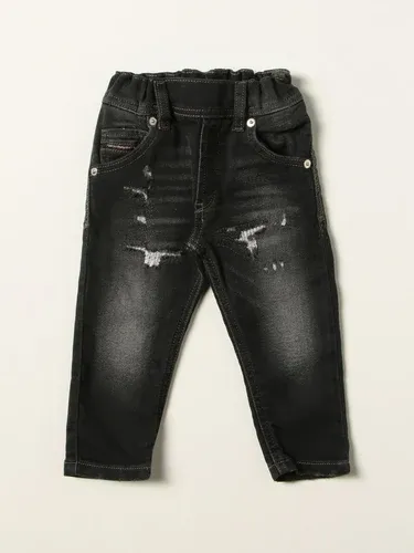Jeans Diesel in denim washed con rotture (50926642)
