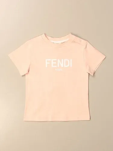 T-shirt Fendi in cotone con logo (51147723)