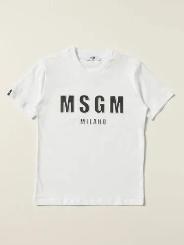T-shirt Msgm Kids in cotone con logo (51156723)