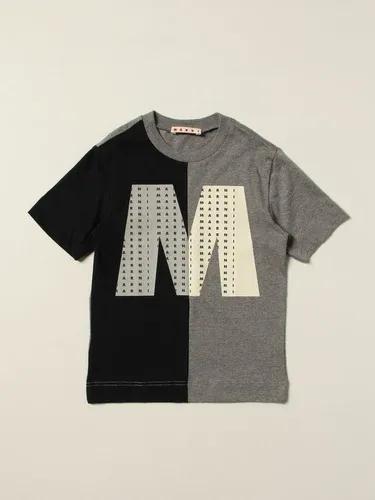 T-shirt Marni in cotone bicolor con big logo (51156962) T-shirt Marni in cotone bicolor con big logo (51156962)