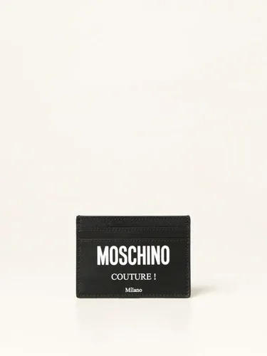 Porta carte di credito Moschino Couture in pelle (51156779)