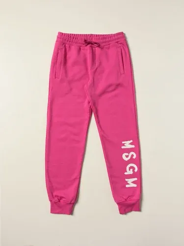 Pantalone jogging Msgm Kids con big logo (51204229)