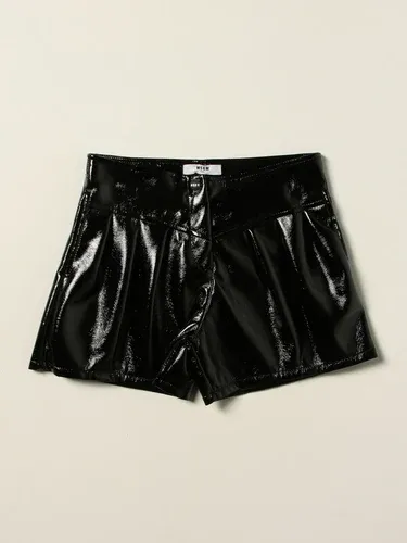 Pantaloncino Msgm Kids in vinile (55778628)