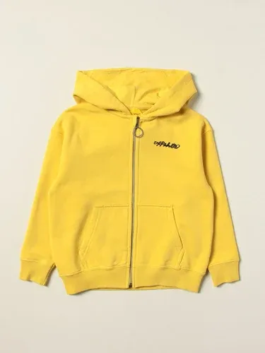 Felpa Off White in cotone con logo (51340439)