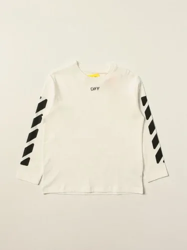 T-shirt Off White in cotone con logo stampato (51355149)