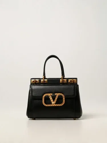 Borsa Rockstud Alcove Valentino Garavani in pelle granata (51376072)