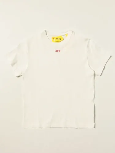 T-shirt Off White in cotone con logo stampato (51478870)