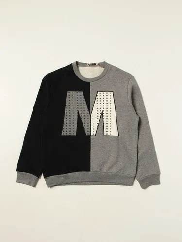 Felpa Marni bicolor con big logo (51478975)