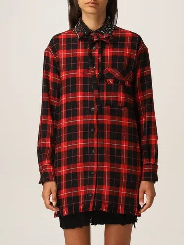 Camicia Pinko in flanella con motivo check (51479131)