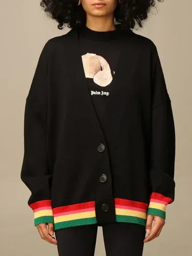 Cardigan Miami Palm Angels con logo in lana vergine (51553118) Cardigan Miami Palm Angels con logo in lana vergine (51553118)