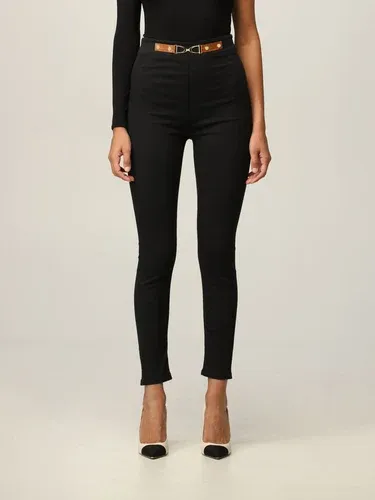 Pantalone Elisabetta Franchi con cinturini e morsetto metallico (51597364)