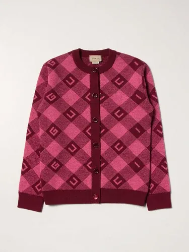 Cardigan Gucci con logo all over (51776531)