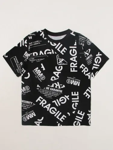 T-shirt Mm6 Maison Margiela con stampe all over (52517754) T-shirt Mm6 Maison Margiela con stampe all over (52517754)